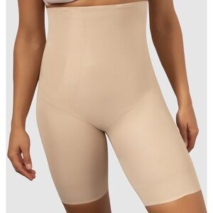 Miraclesuit Extra Firm Control High-Waist Shorts XL Beige